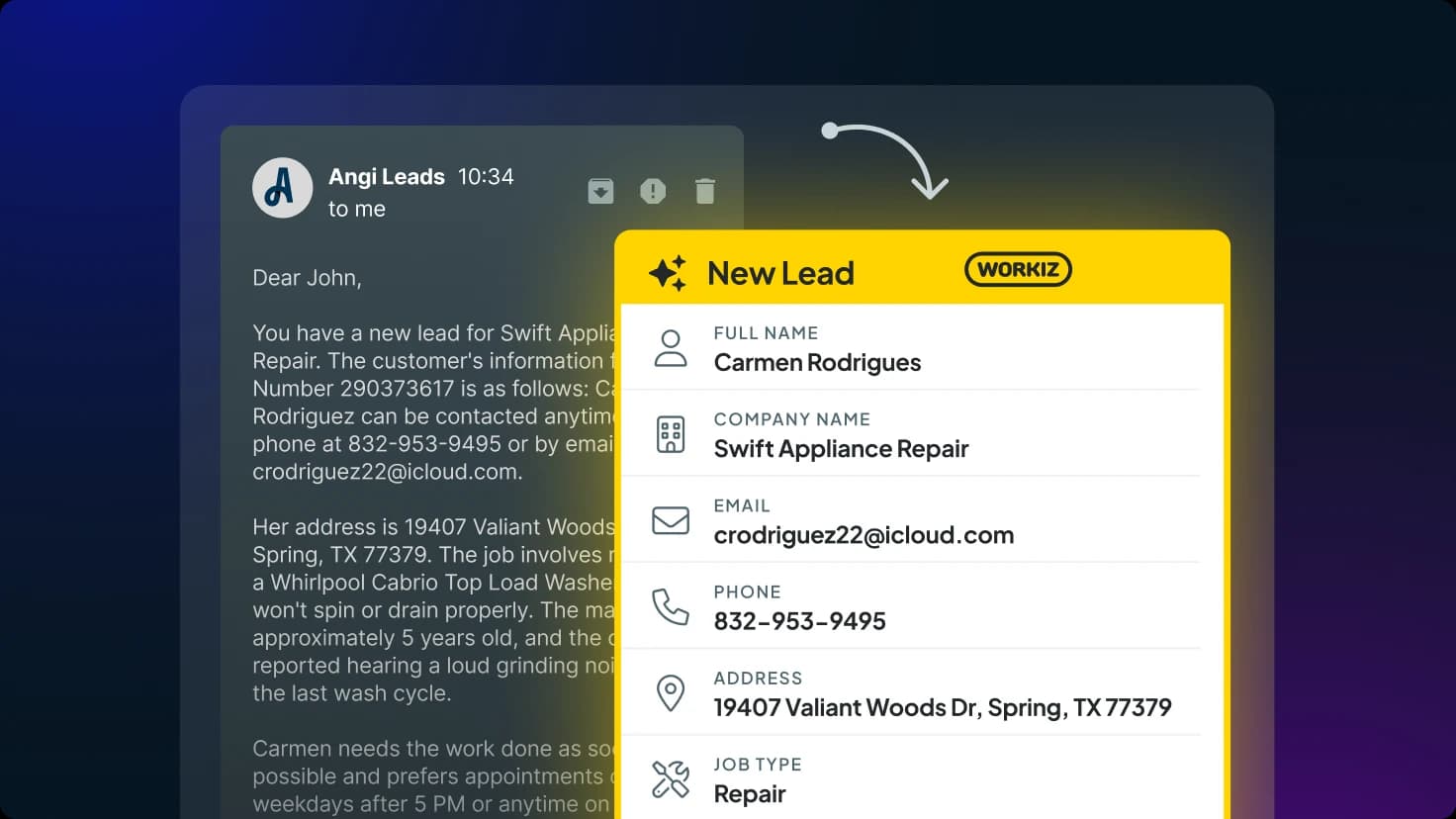 Workiz Genius Ai Leads