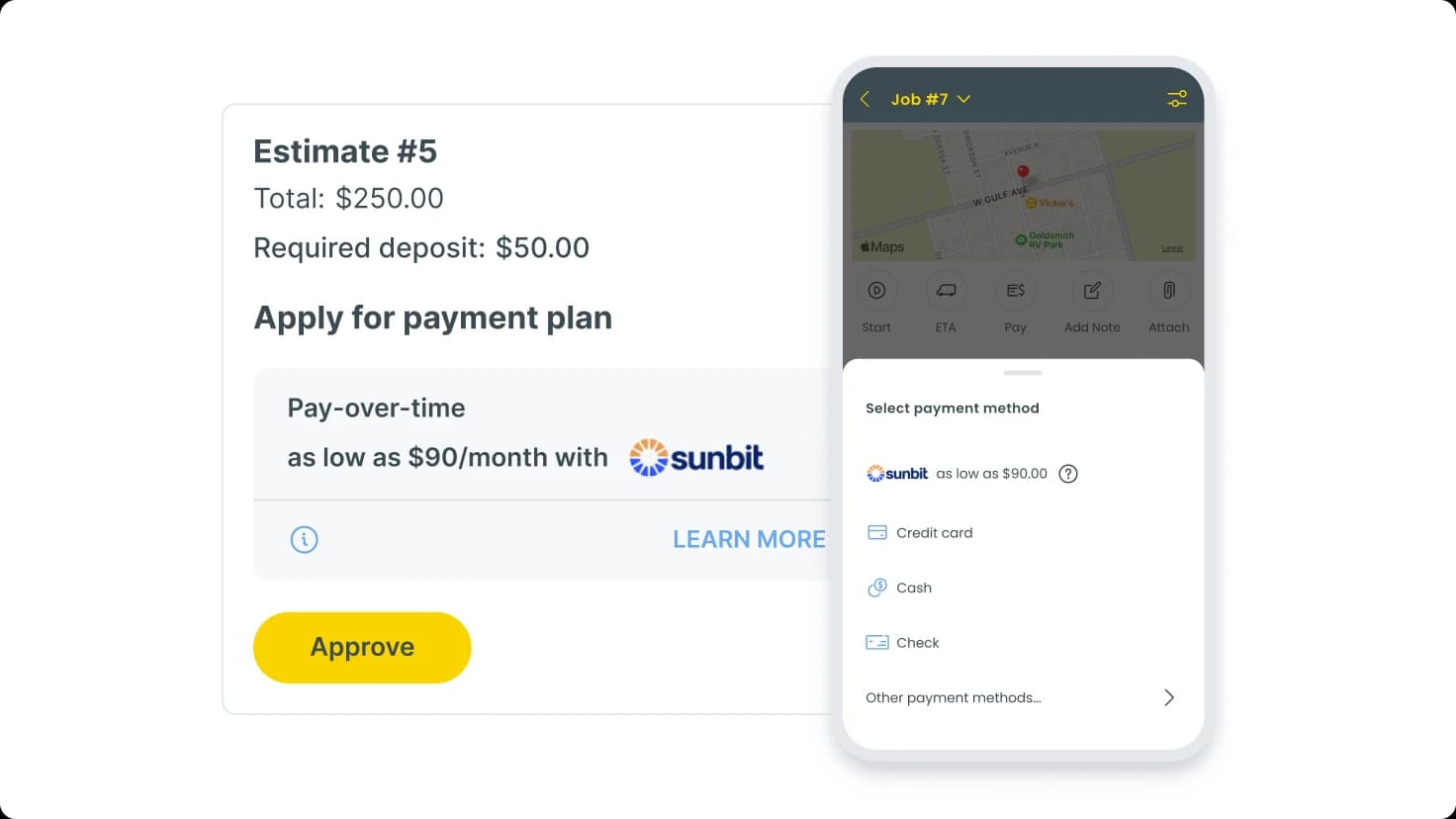 Workiz estimates