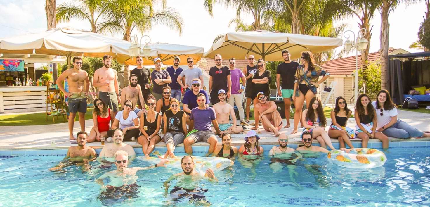 Team At Pool