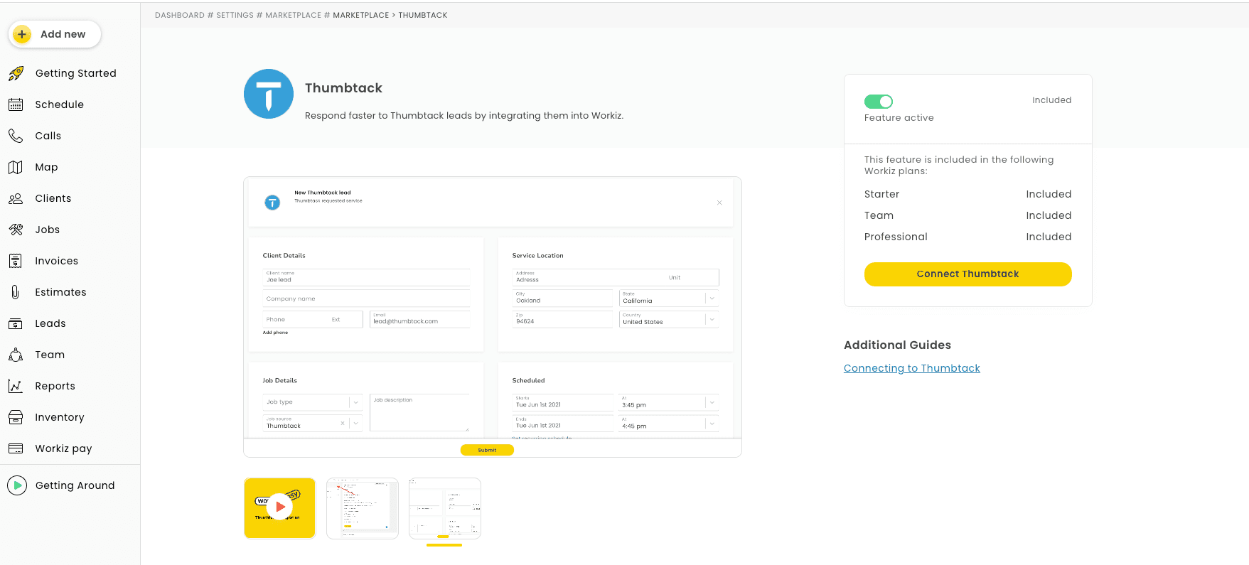 Thumbtack Connect Workiz App (1)