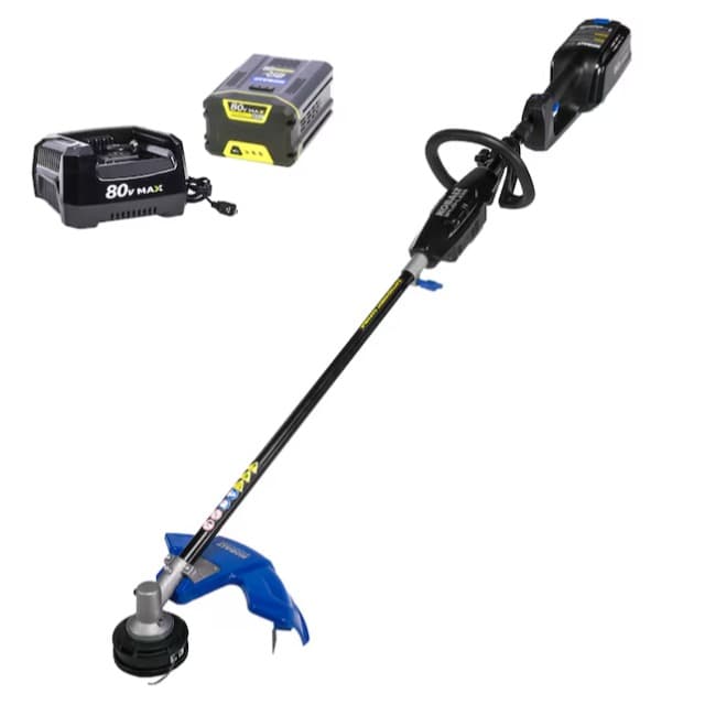 Kobalt 80 Volt 16 In Straight Shaft Attachment Capable Battery String Trimmer