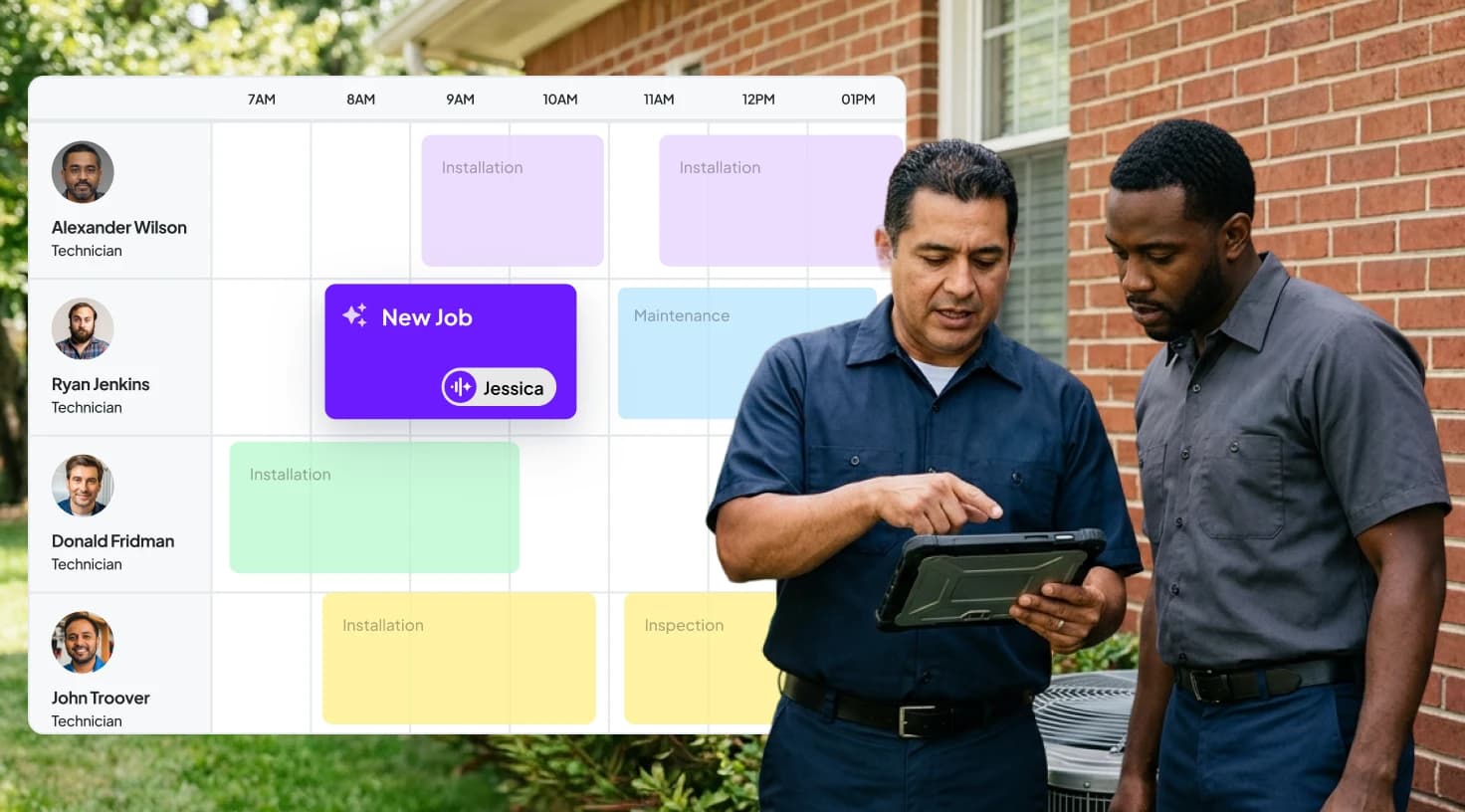 Workiz Locksmith Software Team Scheduling