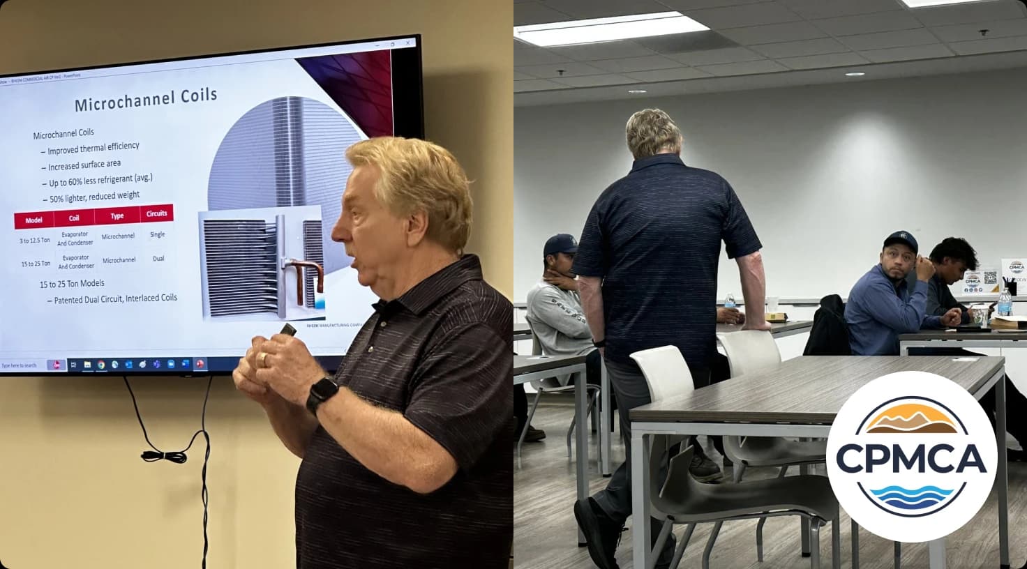 California Plumbing And Mechanical Contractors Assoc Cpmca Hvac Service Training Session