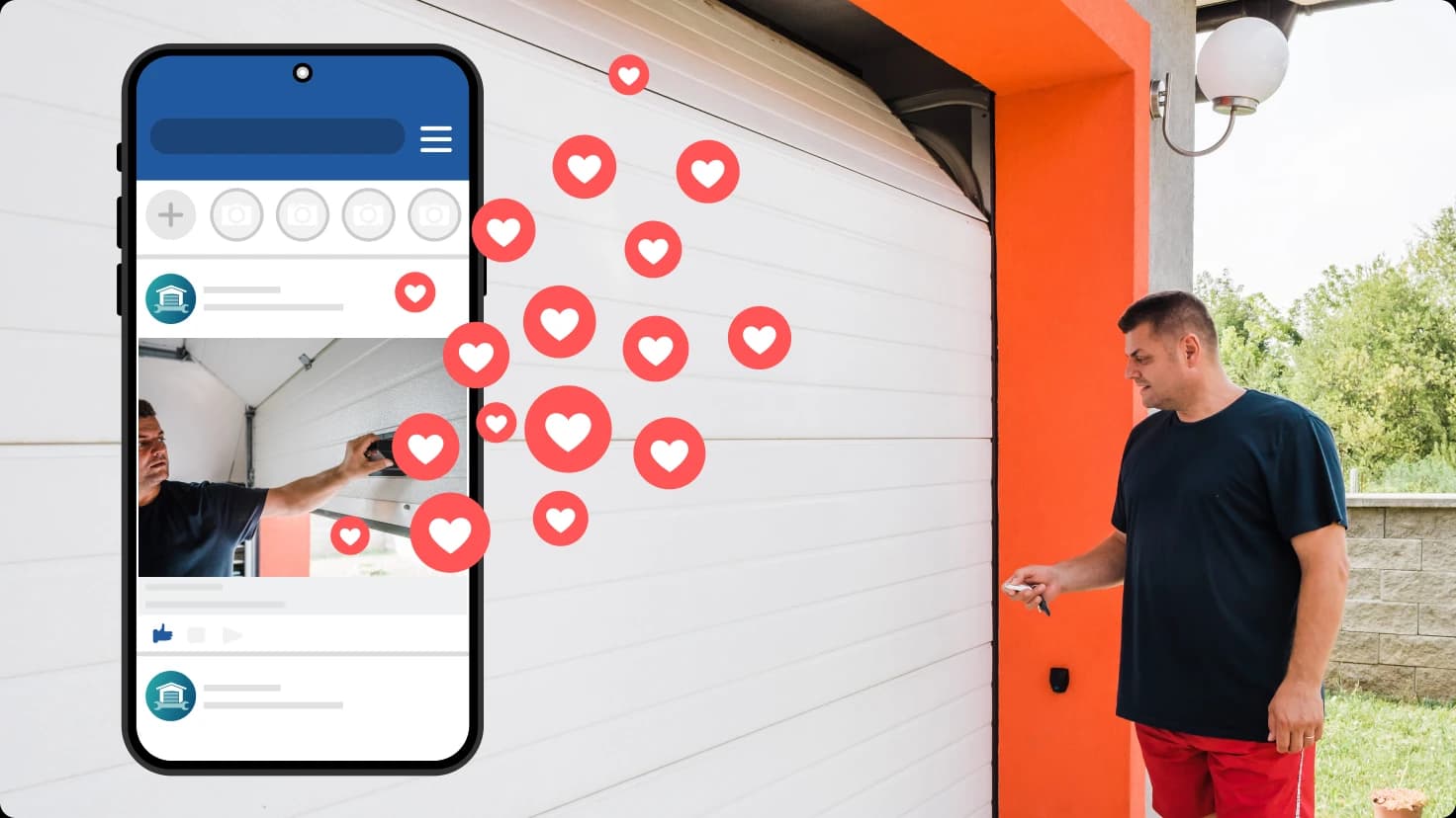 Garage Door Social Media Post