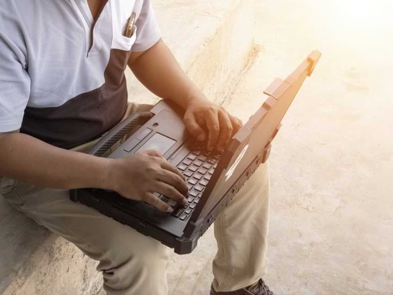 Man On Laptop