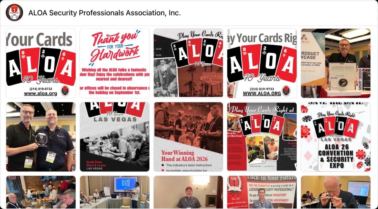 Aloa Security Professionals Association