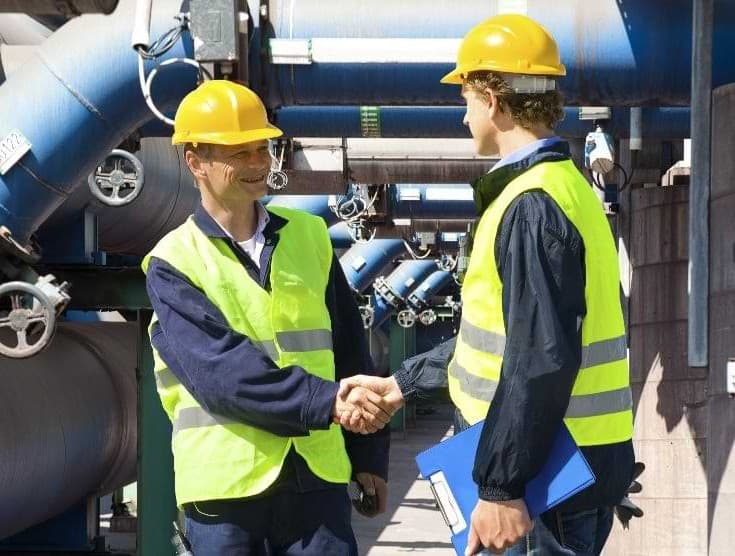 Plumbers Shake Hands Fixed