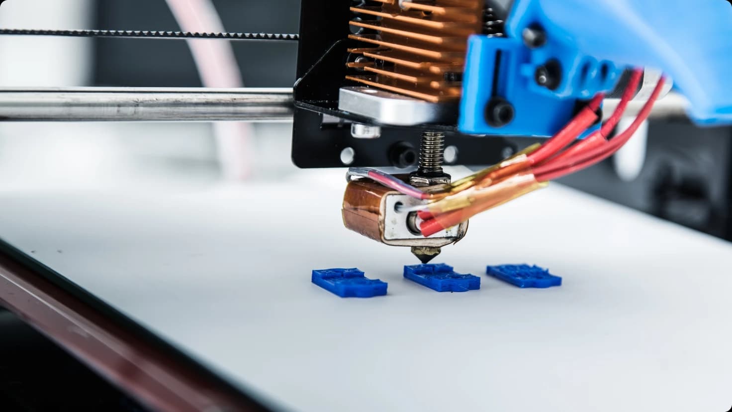 3d Printer During The Process