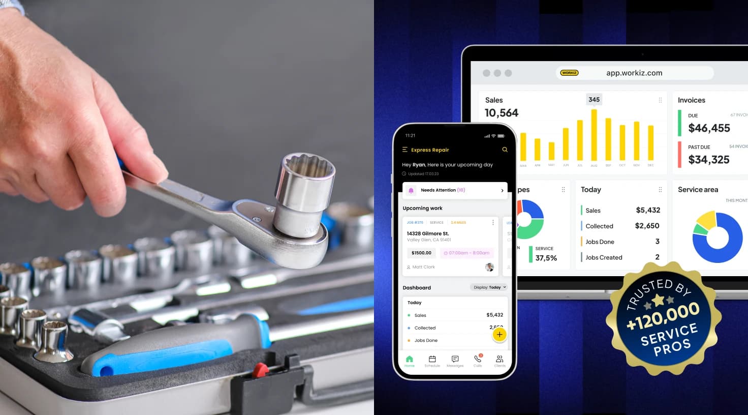 Hand Tools Field Service Management Software App