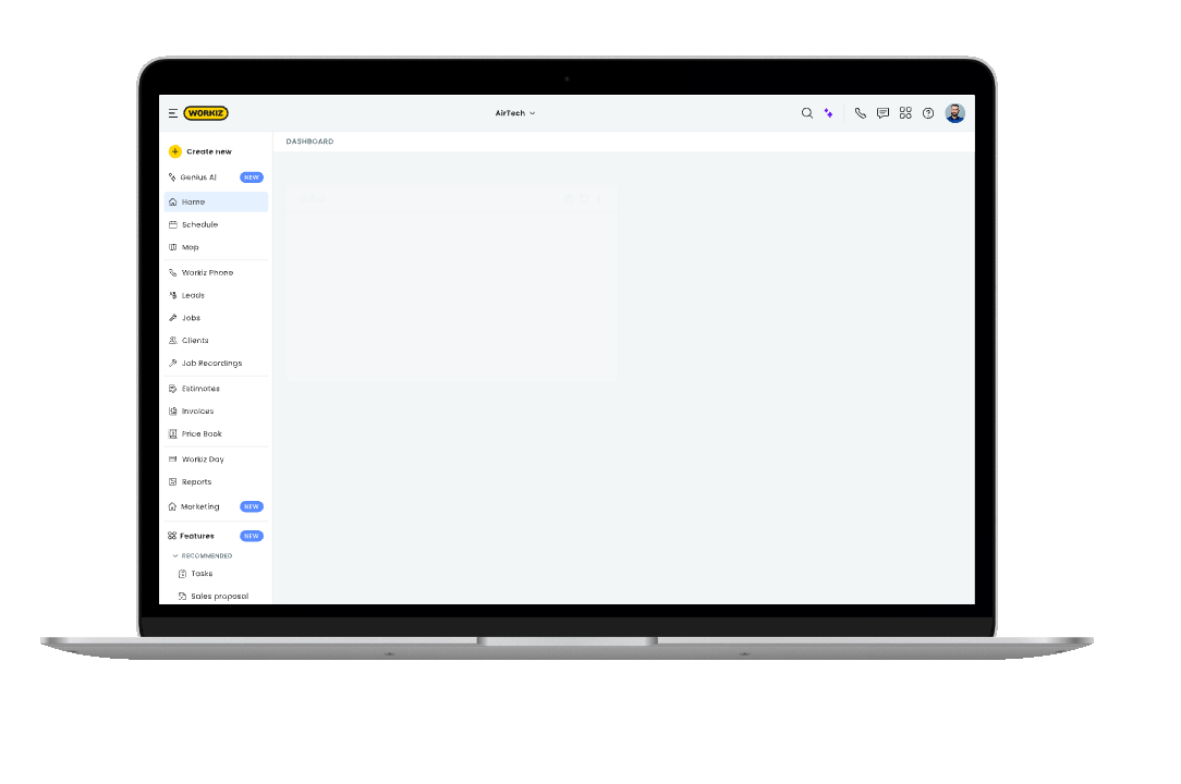 Workiz Product Scene