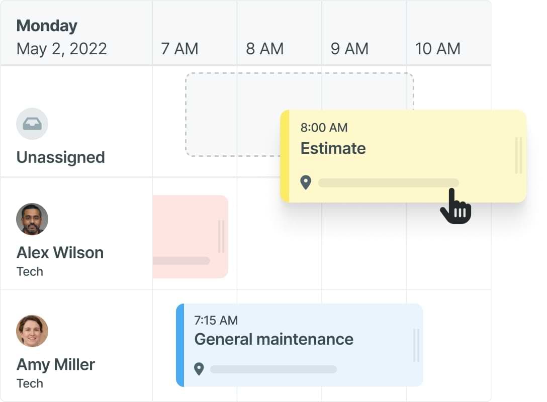 Garage Door Scheduling Software