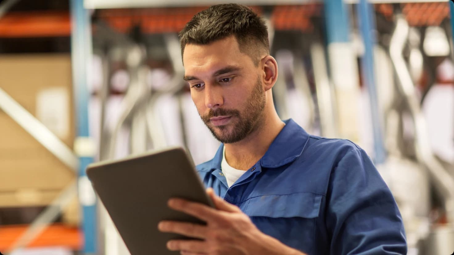 Technician With Tablet