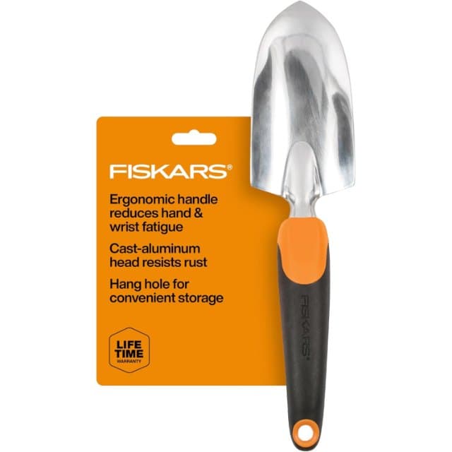 Fiskars Steel D-Handle Hand Trowel