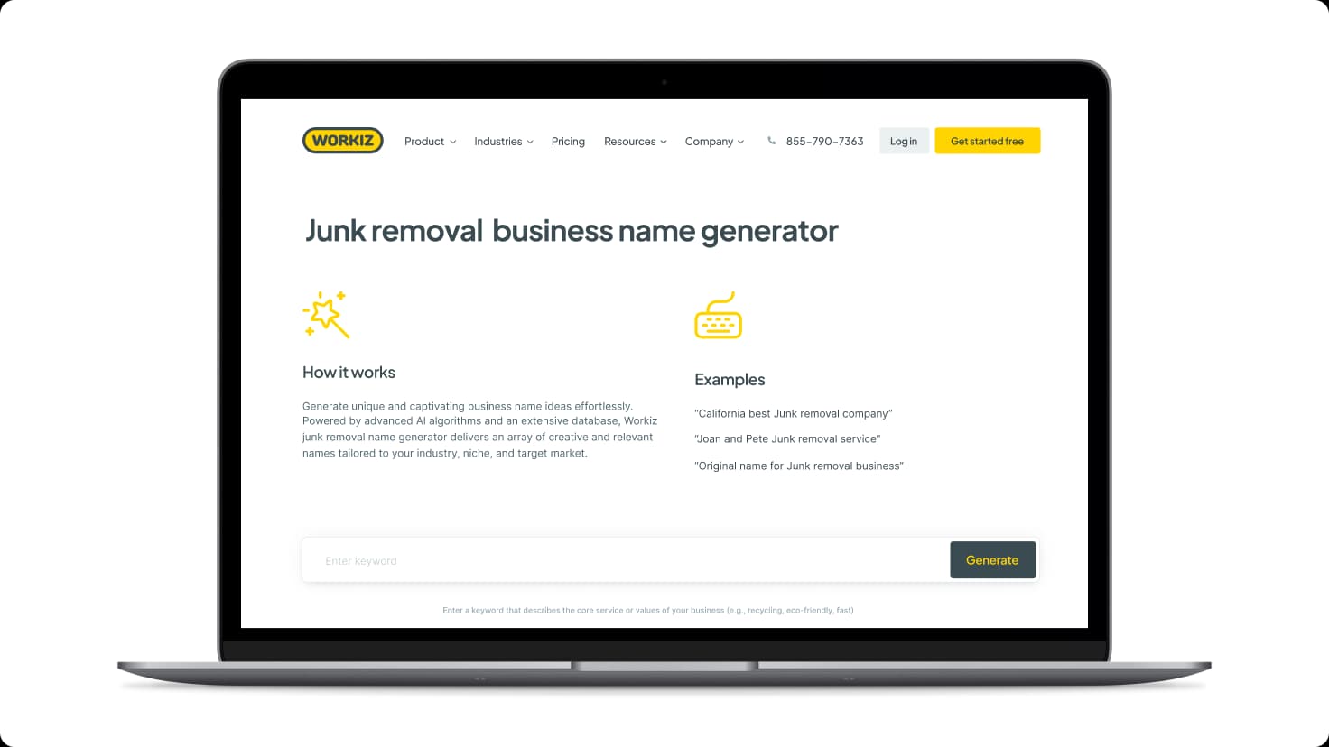 Workiz Name Generator