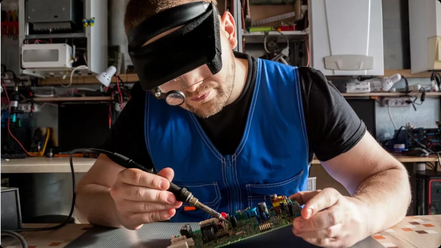 Electrician Working